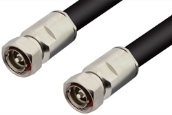 PE35900LF - 7/16 DIN Male to 7/16 DIN Male Cable Using RG218 Coax, RoHS