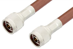 PE3607 - N Male to N Male Cable Using RG393 Coax