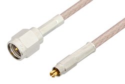 PE36108LF - SMA Male to MC-Card Plug Cable Using RG316 Coax, RoHS