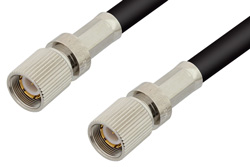 PE36109 - 75 Ohm 1.6/5.6 Plug to 75 Ohm 1.6/5.6 Plug Cable Using 75 Ohm RG59 Coax