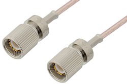 PE36111 - 75 Ohm 1.6/5.6 Plug to 75 Ohm 1.6/5.6 Plug Cable Using 75 Ohm RG179 Coax