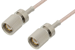 PE36111LF - 75 Ohm 1.6/5.6 Plug to 75 Ohm 1.6/5.6 Plug Cable Using 75 Ohm RG179 Coax, RoHS