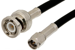 PE3615 - SMA Male to BNC Male Cable Using RG58 Coax