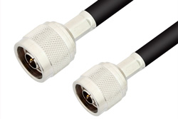 PE3618 - 75 Ohm N Male to 75 Ohm N Male Cable Using 75 Ohm RG216 Coax