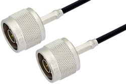 PE36273LF - N Male to N Male Cable Using RG174 Coax , LF Solder