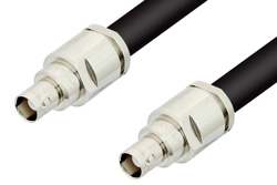 PE36345LF - BNC Female to BNC Female Cable Using RG8 Coax, LF Solder, RoHS