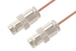 PE36455LF - BNC Female to BNC Female Cable Using RG178 Coax, LF Solder