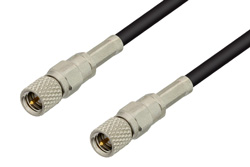 PE36520LF - 10-32 Male to 10-32 Male Cable Using RG174 Coax, RoHS