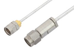 PE36537 - 3.5mm Male to 1.85mm Male Cable Using PE-SR405FL Coax