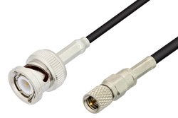 PE36538 - 10-32 Male to BNC Male Cable Using RG174 Coax