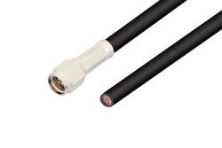 PE3659 - SMA Male to Straight Cut Lead Cable Using RG58 Coax