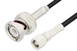 PE3660 - SMC Plug to BNC Male Cable Using RG174 Coax