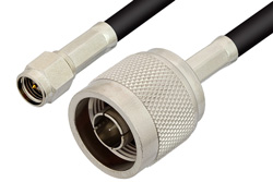 PE3662 - N Male to SMA Male Cable Using RG58 Coax