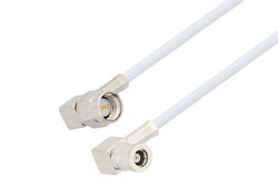 PE3676 - SMA Male Right Angle to SMB Plug Right Angle Cable Using RG188 Coax