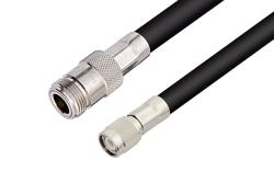 PE36860 - N Female to TNC Male Cable Using RG214 Coax