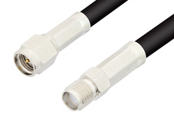 PE3697 - SMA Male to SMA Female Cable Using RG223 Coax