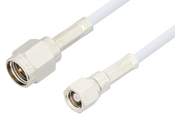 PE3736LF - SMA Male to SMC Plug Cable Using RG188 Coax, RoHS