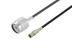 PE37672 - TNC Male to 10-32 Male Cable Using RG174 Coax