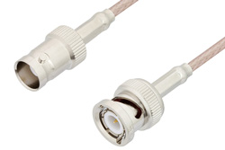 PE37782 - BNC Male to BNC Female Cable Using RG316-DS Coax