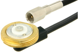 PE37842 - FME Plug to NMO Mount Connector Cable Using RG58 Coax