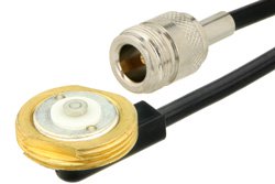 PE37851 - N Female to NMO Mount Connector Cable Using RG58 Coax