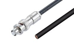 PE37923 - 75 Ohm SHV Plug to 75 Ohm Straight Cut Lead Cable Using 75 Ohm RG59 Coax