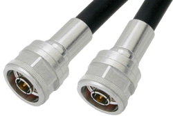 PE37942 - N Male to N Male With Knurl Cable Using PE-C400 Coax