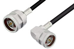 PE37944 - N Male to N Male Right Angle Cable Using PE-C195 Coax