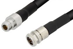 PE37951 - N Male to N Female Cable Using PE-C600 Coax