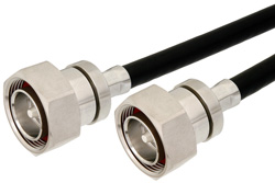 PE37954 - 7/16 DIN Male to 7/16 DIN Male Cable Using PE-C400 Coax
