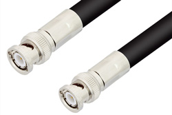 PE3807 - BNC Male to BNC Male Cable Using RG8 Coax