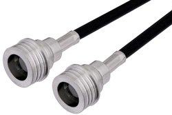 PE38448 - QN Male to QN Male Cable Using RG58 Coax