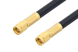 PE38628 - SMA Male to SMA Male Cable Using PE-C240 Coax