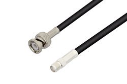 PE3869 - SMA Female to BNC Male Cable Using RG223 Coax