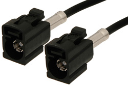 PE38750A - Black FAKRA Jack to FAKRA Jack Cable Using RG174 Coax