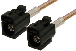 PE38754A - Black FAKRA Jack to FAKRA Jack Cable Using RG316 Coax