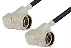 PE3882 - N Male Right Angle to N Male Right Angle Cable Using RG223 Coax
