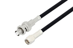 PE39601LF - SHV Plug to SMA Male Cable Using RG223 Coax, LF Solder