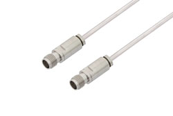 PE39783LF - 2.4mm Female to 2.4mm Female Cable Using PE-SR405AL Coax, LF Solder