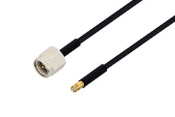 PE39968 - SMA Male to SMP Female Cable Using PE-SR405FLJ Coax