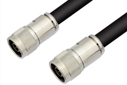 PE3997LF - N Male to N Male Cable Using RG217 Coax , LF Solder