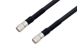 PE3C0030/HS - TNC Male to TNC Male Low Loss Cable Using LMR-400 Coax with HeatShrink
