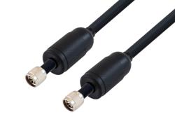 PE3C0033/WP - Waterproof IP68 N Male (Plug) to N Male (Plug) Low Loss Cable Using LMR-400 Coax