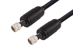 PE3C0046/WP - Waterproof IP68 N Male (Plug) to N Male (Plug) Low Loss Cable Using LMR-400 Coax