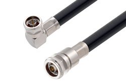 PE3C0050 - N Male to N Male Right Angle Cable Using LMR-600 Coax