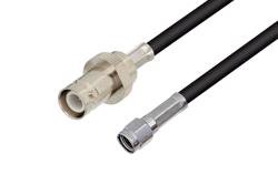 PE3C0070 - Reverse Polarity SMA Male to Reverse Polarity BNC Female Cable Using RG58 Coax