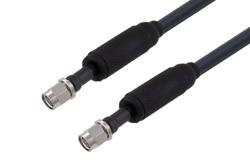 PE3C0103/WP - Waterproof IP68 SMA Male (Plug) to SMA Male (Plug) Low Loss Cable Using LMR-240 Coax with Times Microwave Components
