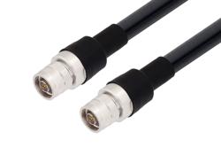 PE3C0110LF - N Male to N Male Low Loss Cable Using LMR-600 Coax with Times Microwave Components, LF Solder