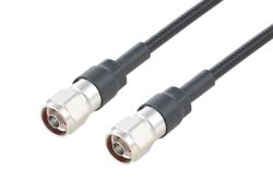 PE3C0124LF - N Male to N Male Low PIM Cable Using 1/4 inch Superflexible Coax, LF Solder