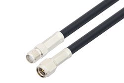 PE3C0168 - SMA Male to SMA Female Low Loss Cable Using LMR-195 Coax